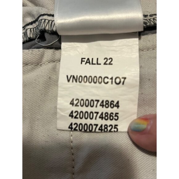 Vans Range Elastic Loose Tapered Fit Pants X-Large Gray Cotton Blend Casual Mens - Picture 16 of 16